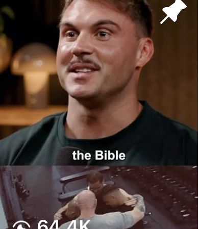 Nick sharing the Gym Church story on camera